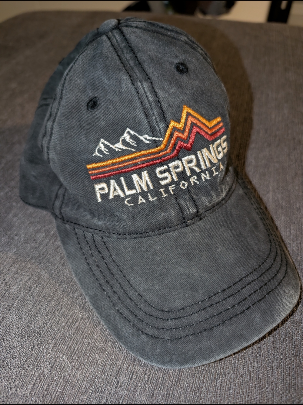 Vintage Look Dad Hat Strap Back - Palm Springs California